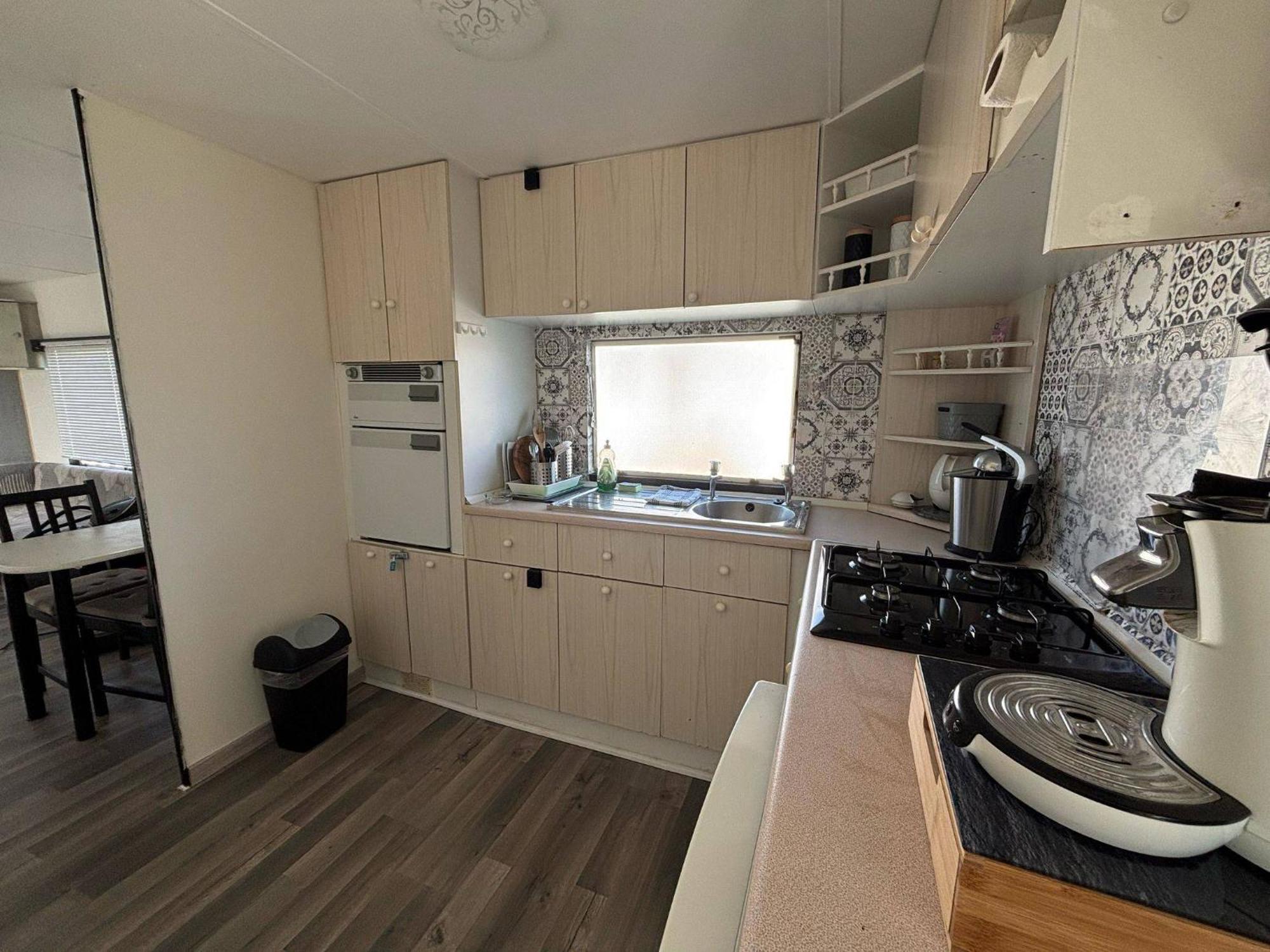 Mobile Home Au Camping New Vennepark Harendijk Exterior photo